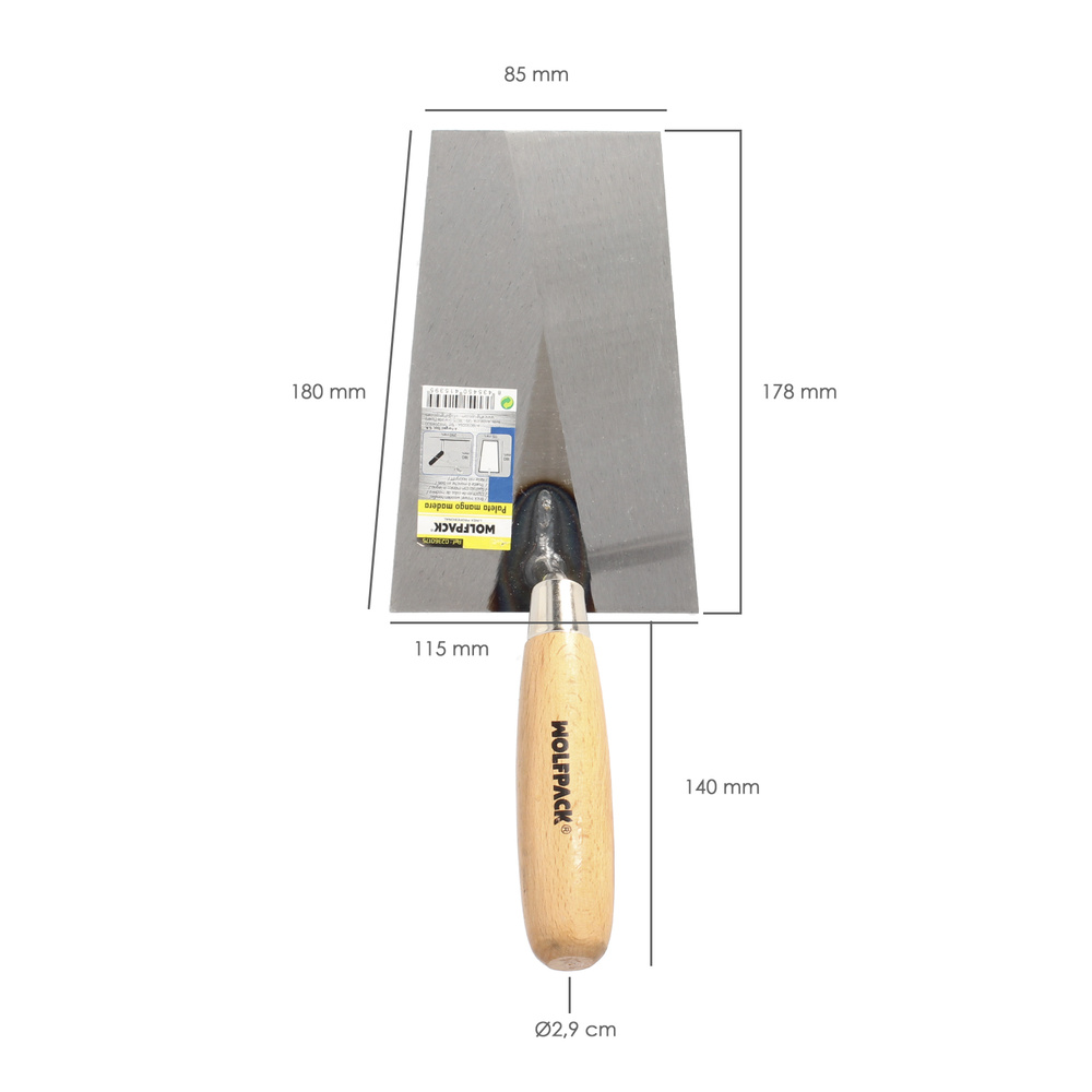 Paleta Wolfpack Plus Mango Madera 341-a/180 mm. - Imagen 3