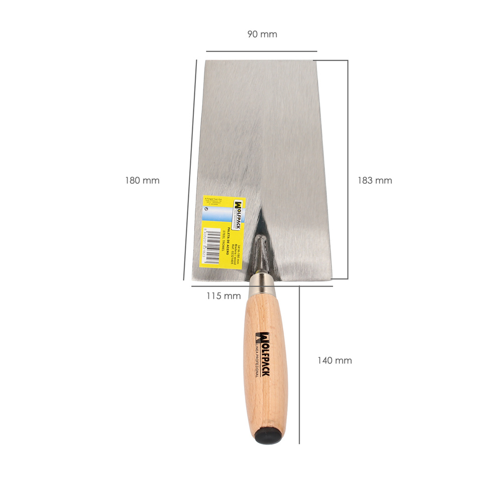 Paleta Wolfpack Mango Madera 341-A / 180 mm. - Imagen 3
