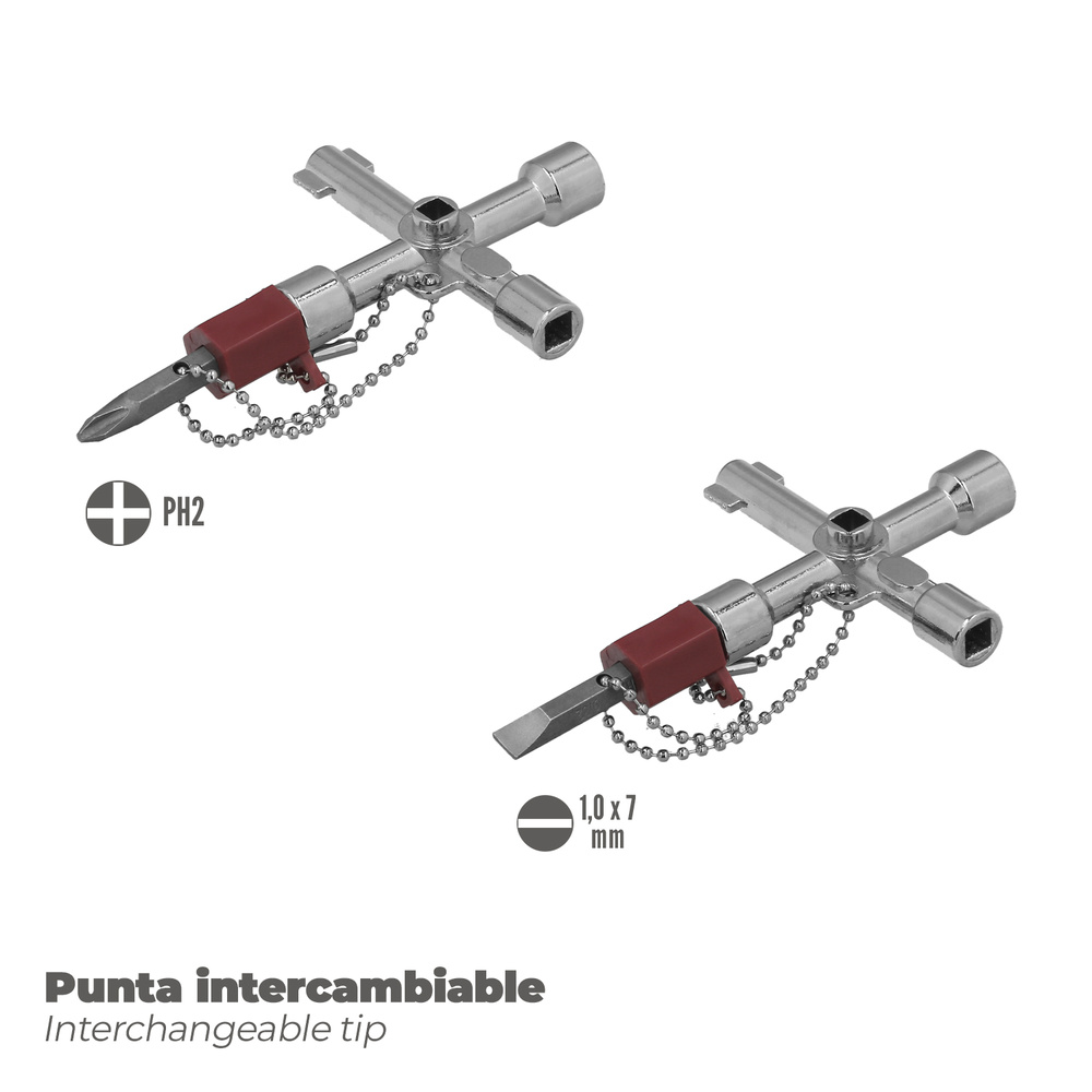 Llave De Cabina - Agua, Gas, Electricidad - Imagen 3