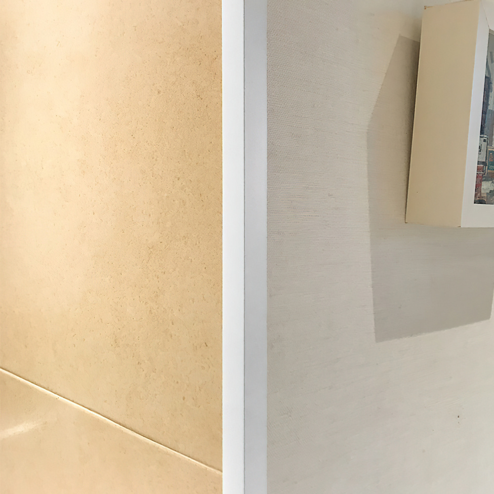 Perfil Pvc Angulo 28x28 mm. Blanco Barra 2,5 metros - Imagen 2