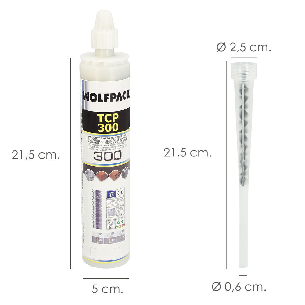Anclaje Quimico Poliester 300 ml. - Imagen 2