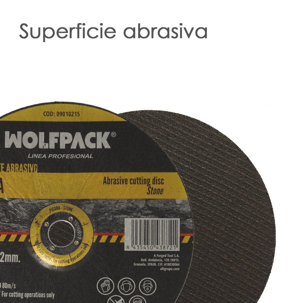 Disco Corte Abrasivo Piedra Ø 230 x Ø 22 mm. Espesor 3,2 mm. Disco Radial / Amoladora Universal Con Todas Las Amoladoras. - Imagen 3