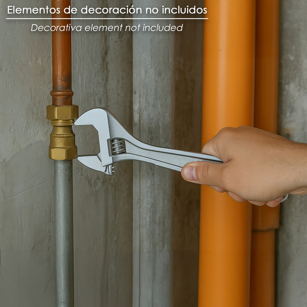 Llave Ajustable Plus Moleta 15" - Imagen 5