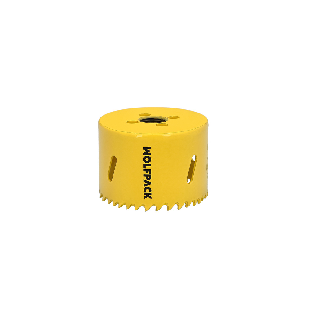 Corona Sierra Bimetal Ø 59 mm. Templado Termico, Base Reforzada. Corona Madera, Broca Agujeros Madera, Acero, Hierro, Plasticos - Imagen 3
