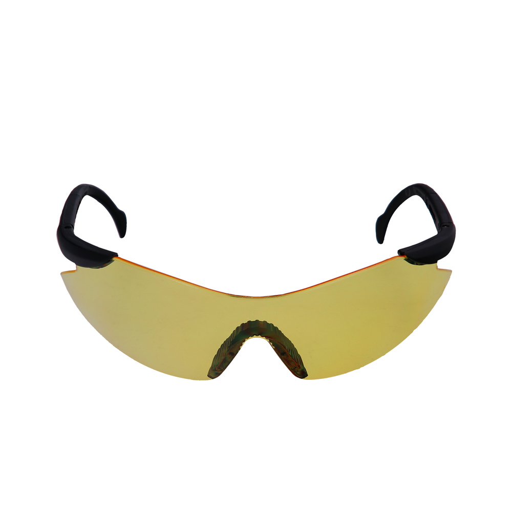 Gafas Proteccion En166 Patillas Ajustables Lentes Ambar, Puente Engomado, Homologadas EN166 - Imagen 2