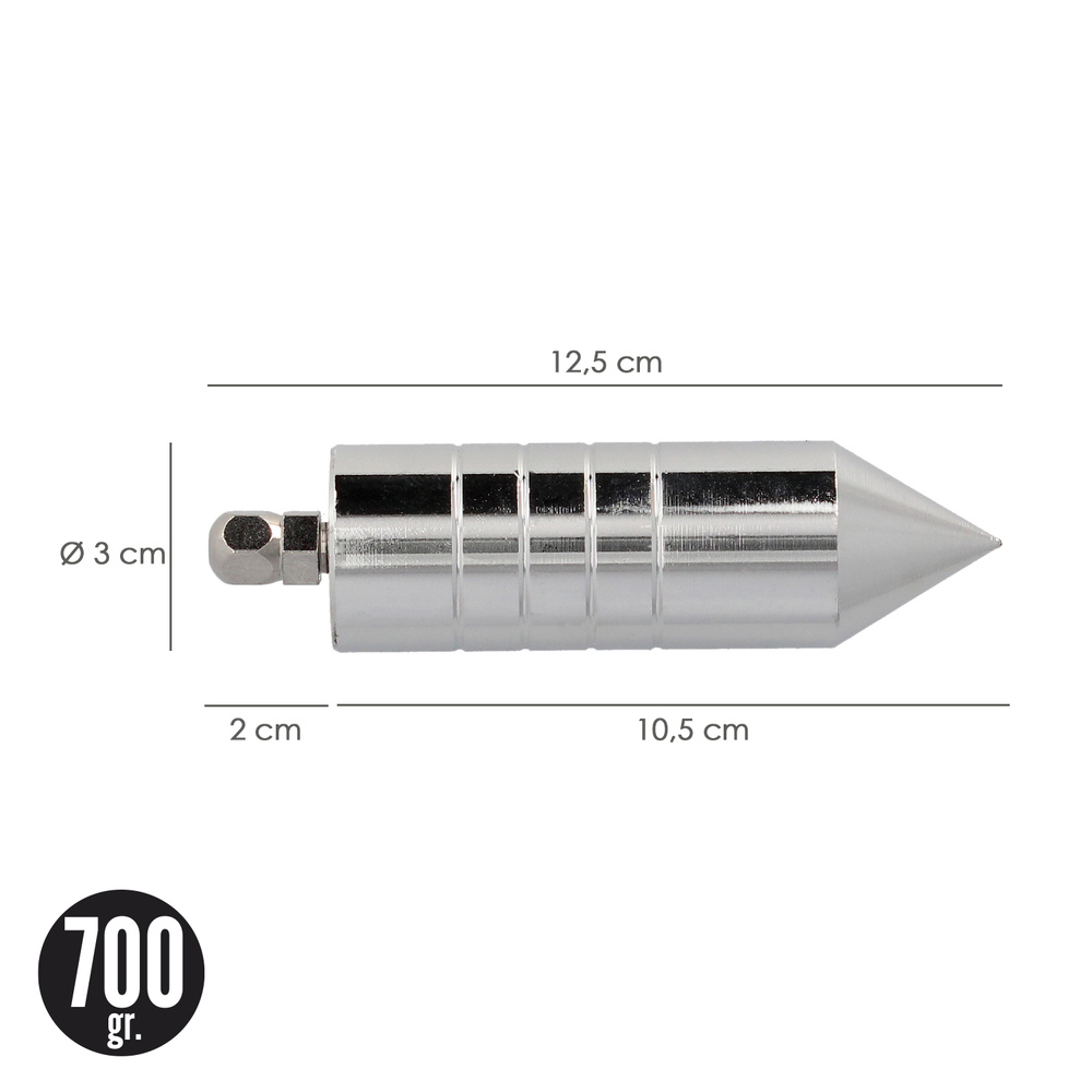 Plomada Profesional Nuez Iman 700 gramos - Imagen 2