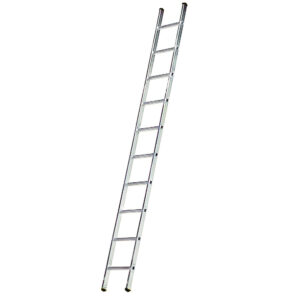 Escalera Aluminio 1 Tramo, 14 Peldaños. Antideslizante, Resistente.