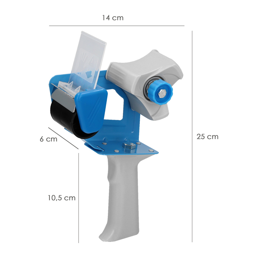 Flejadora Cinta Embalaje, Precintadora Manual, Dispensador cinta Adhesiva, Dispensador Cinta Embalaje. - Imagen 2