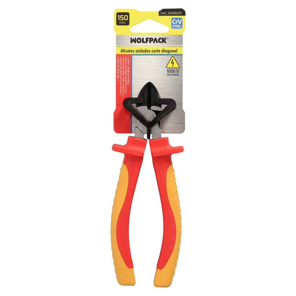 Alicates Corte Diagonal 150 mm. Mangos Aislados Acero Cromo Vanadio Pelacables, Corta Cables, Pelador Cables - Imagen 4