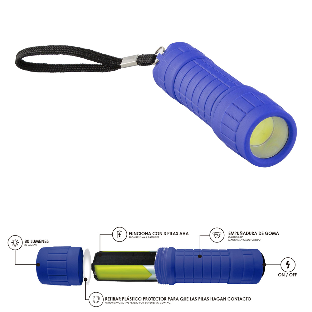 Linterna Led Soft Touch 120 Lumenes Colores Surtidos - Imagen 2