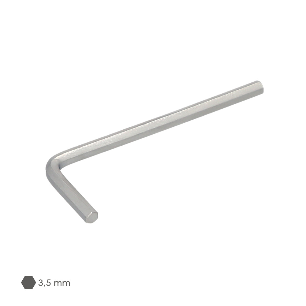 Llave Allen Standar Acero Cromo Vanadio Profesional 3,5 mm. Llave Hexagonal, Llave Allen Taller Mecanica, Llave Allen Bricolaje - Imagen 3