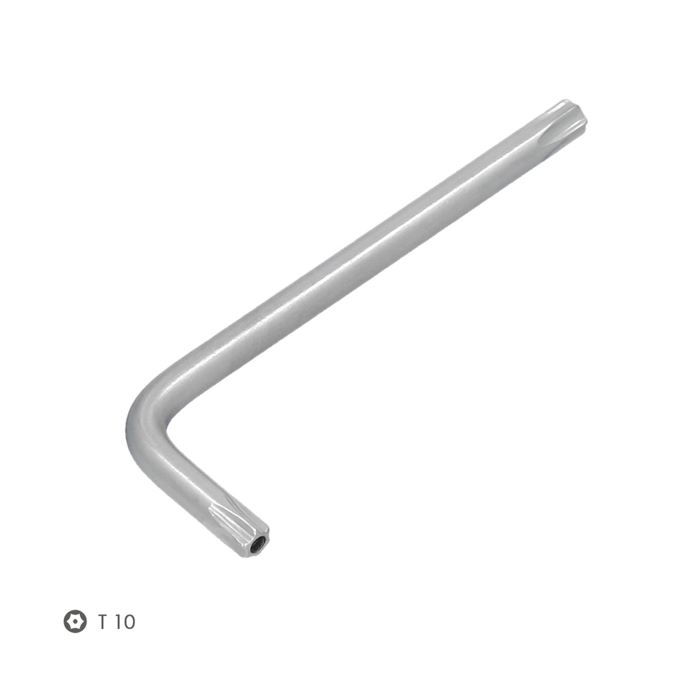 Llave Torx Inviolable Standar Acero Cromo Vanadio Profesional T10 mm. Llave Estrella, Llave Allen Estrella - Imagen 3