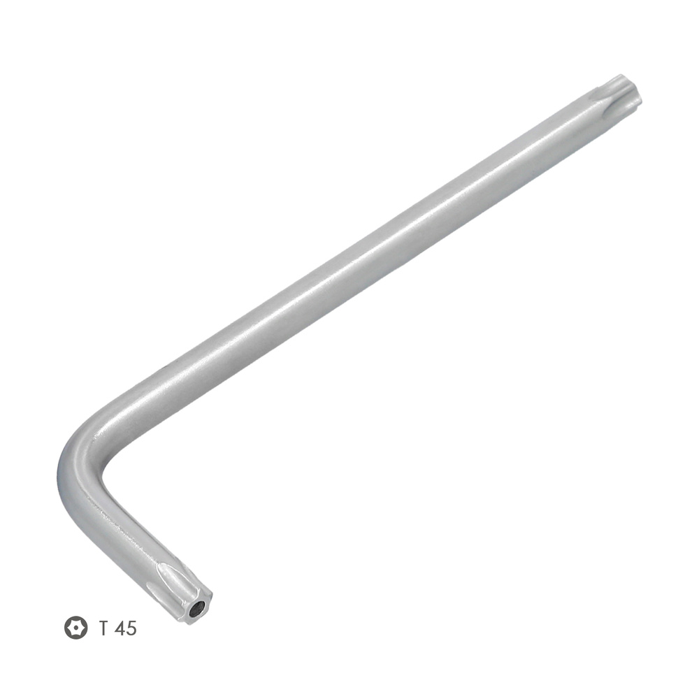 Llave Torx Inviolable Larga Acero Cromo Vanadio Profesional T45 mm. Llave Estrella, Llave Allen Estrella - Imagen 3