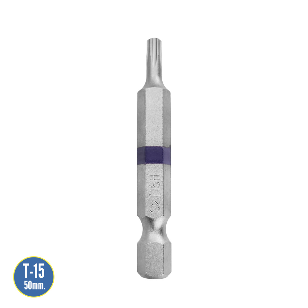 Puntas Largas Destornillador Torx T15 (2 Piezas). Acero S2 al Cromo Vanadio. Puntas Hexagonales, Destorpuntas, - Imagen 2