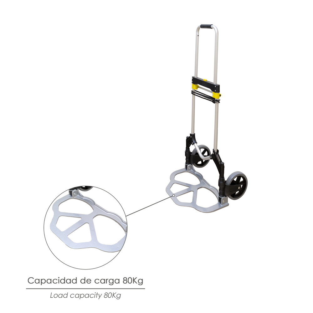 Carretilla Plegable Aluminio Portatil 80 kg. - Imagen 5