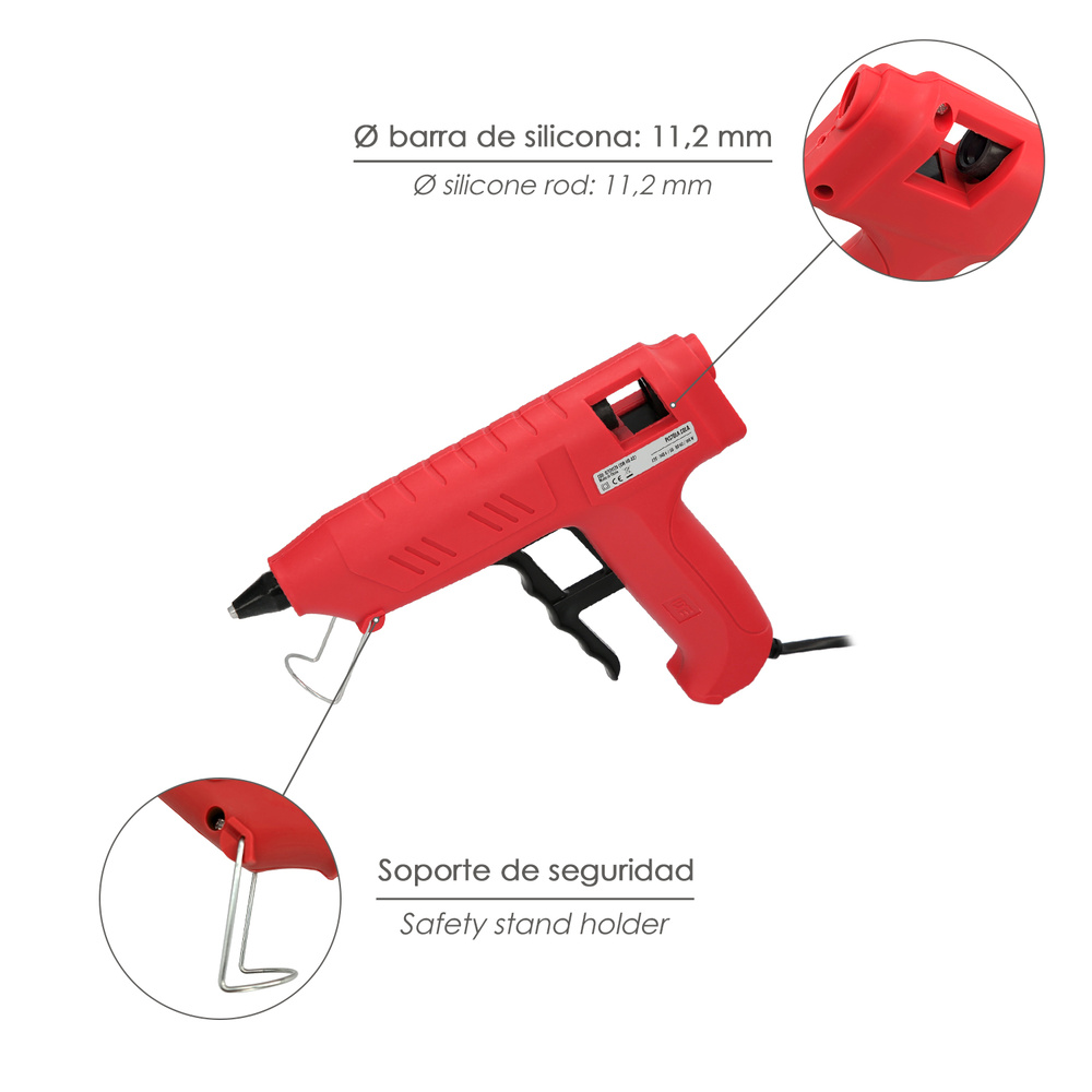 Pistola Termocolante Wolfpack-IDE 100 W. / 11,5 mm. Industrial - Imagen 3