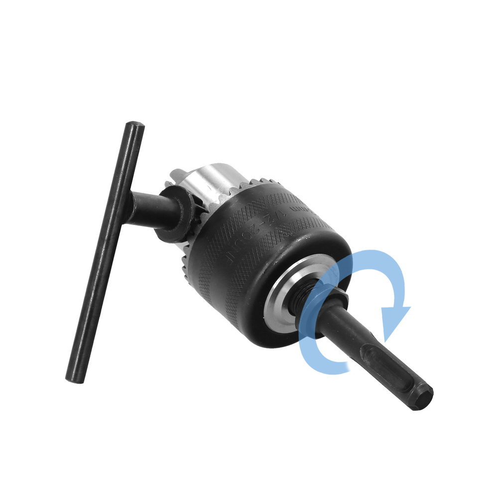 Adaptador Martillo SDS Plus A Portabrocas Ø 13 mm.mm. porta Brocas Con Llave, Adaptador Sds, Sds A Brocas - Imagen 5