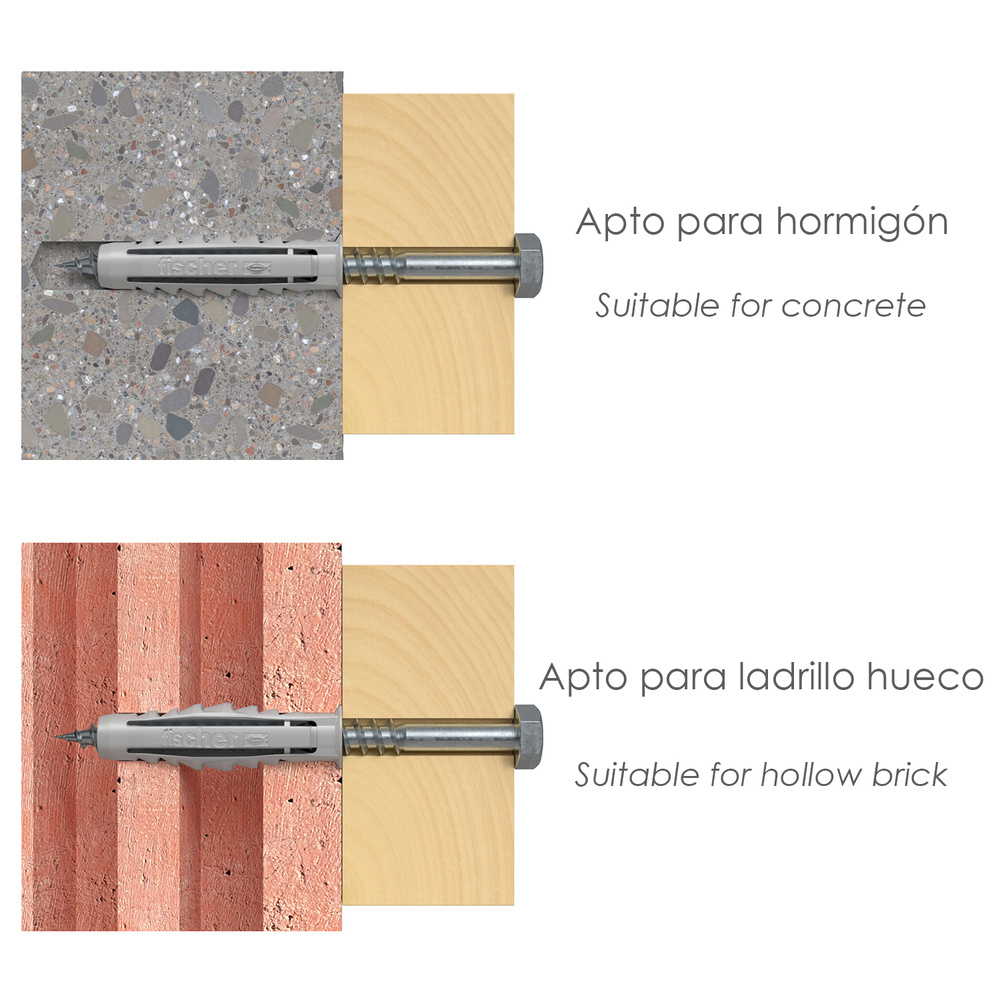Taco Fischer Sx Plus Ø 14 x 70 mm. (Caja De 20 Piezas) - Imagen 3