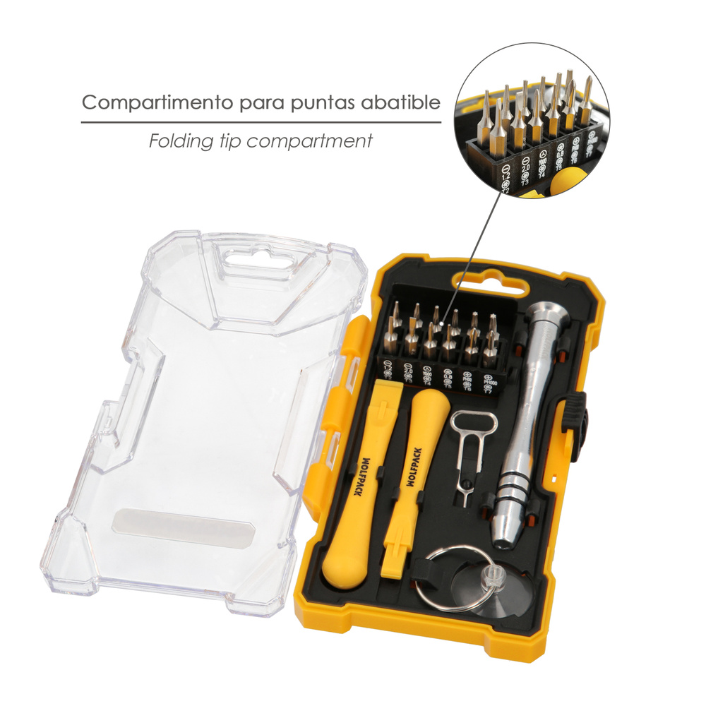 Kit Herramientas Reparacion Smartphones 17 Piezas - Imagen 3