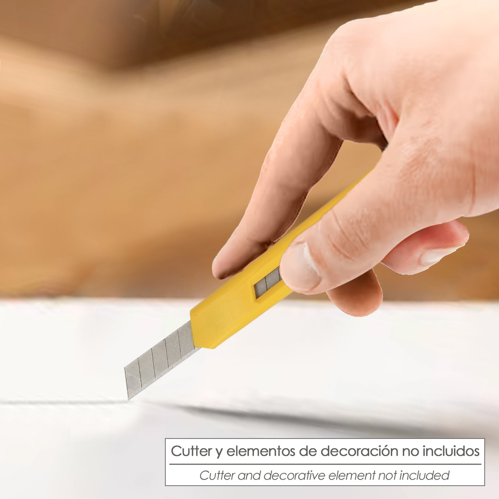 Hoja Cutter 9 mm. (Estuche 10 Piezas) Acero al Carbono. - Imagen 5