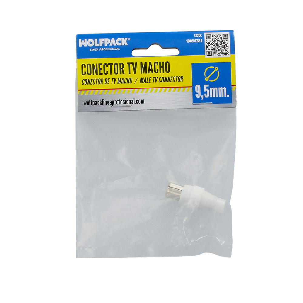 Conector TV Macho Recto 9,5 mm. - Imagen 5