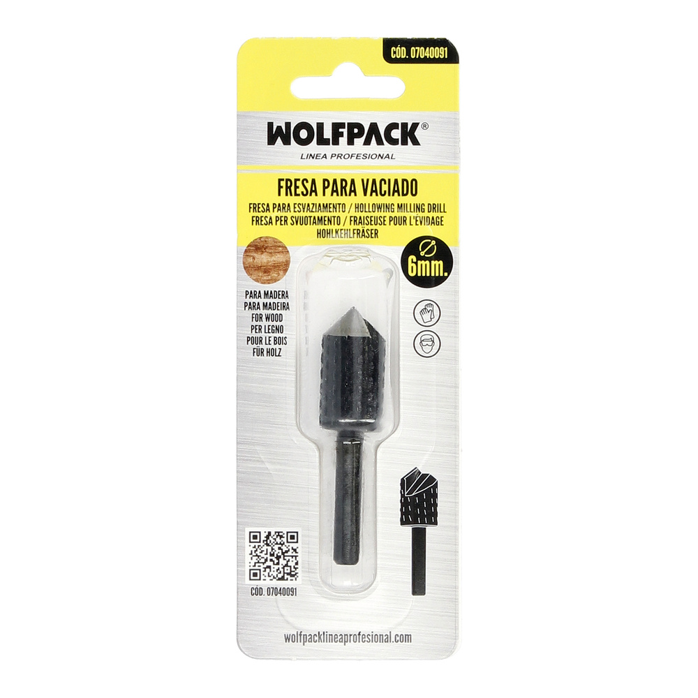 Fresa Rotativa Madera Para Vaciado Ø 15 mm. Para Taladro / Fresadora - Imagen 5