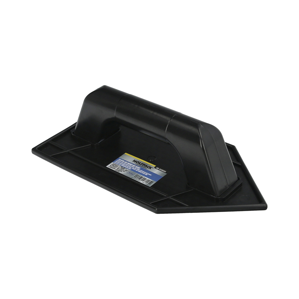 Talocha Plastico Punta Mango Redondo 26 x 14 cm. Negro Con Alveolos