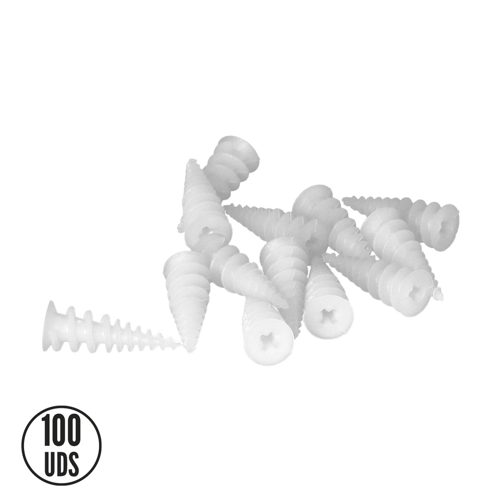 Taco Nylon Pladur Autotaladrante 15×37 Mm. 100 Unidades. - Imagen 5
