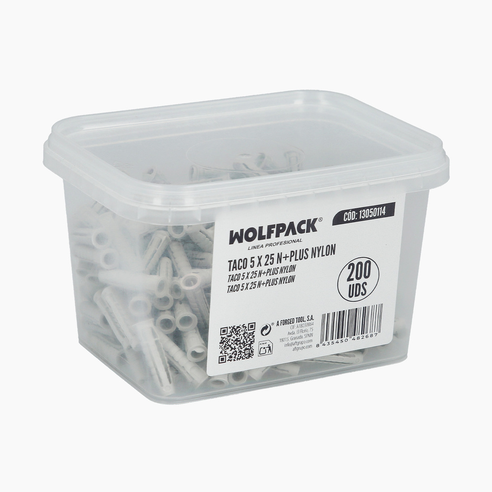 Taco 5 x 25 N+plus Nylon Caja 200 Uds. - Imagen 5