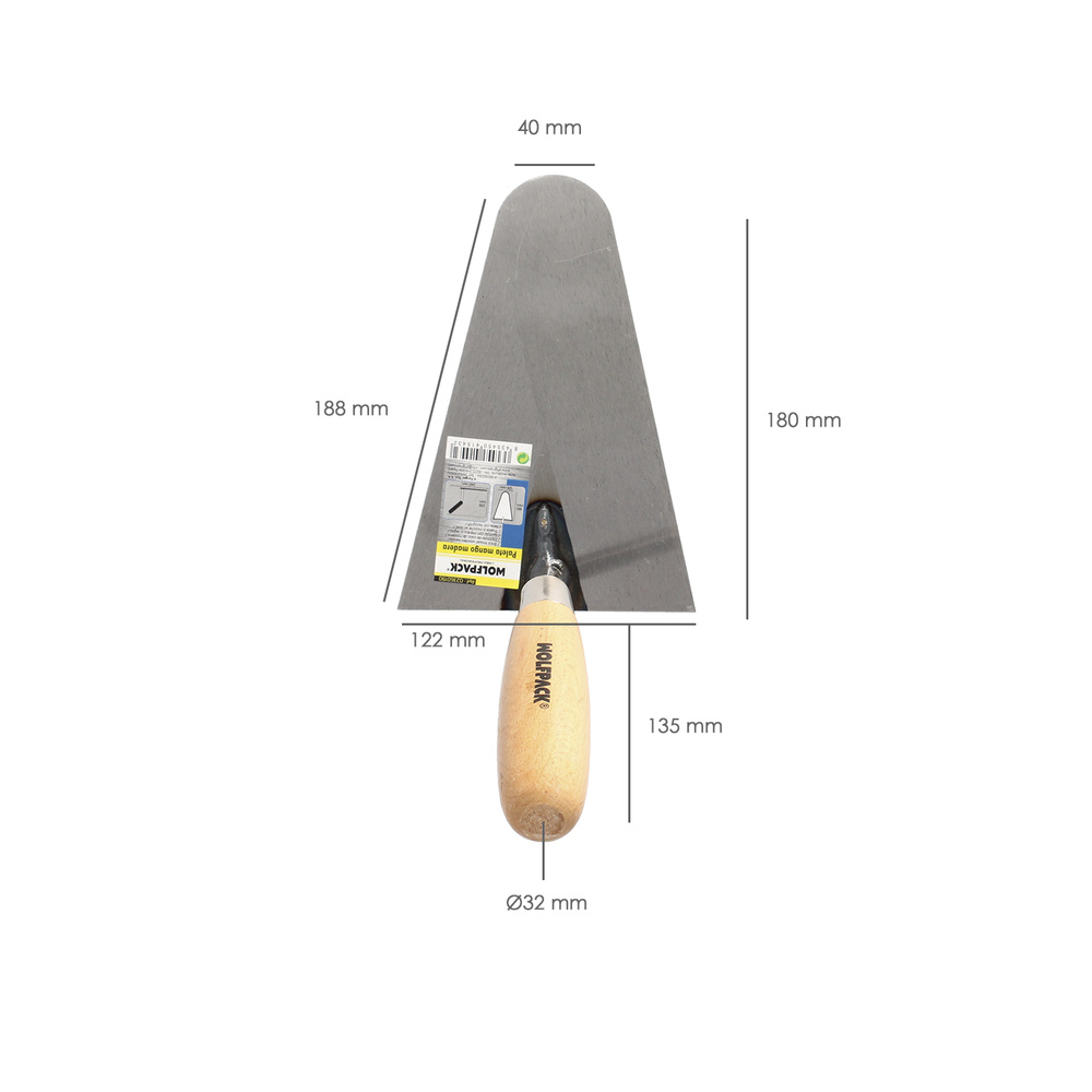 Paleta Wolfpack Plus Mango Madera 344 180x125 mm. - Imagen 3
