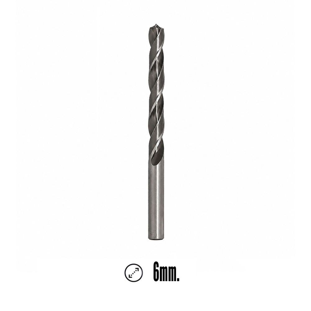 Broca Espiral Madera y Plástico Wolfpack 6,00 mm. - Imagen 2