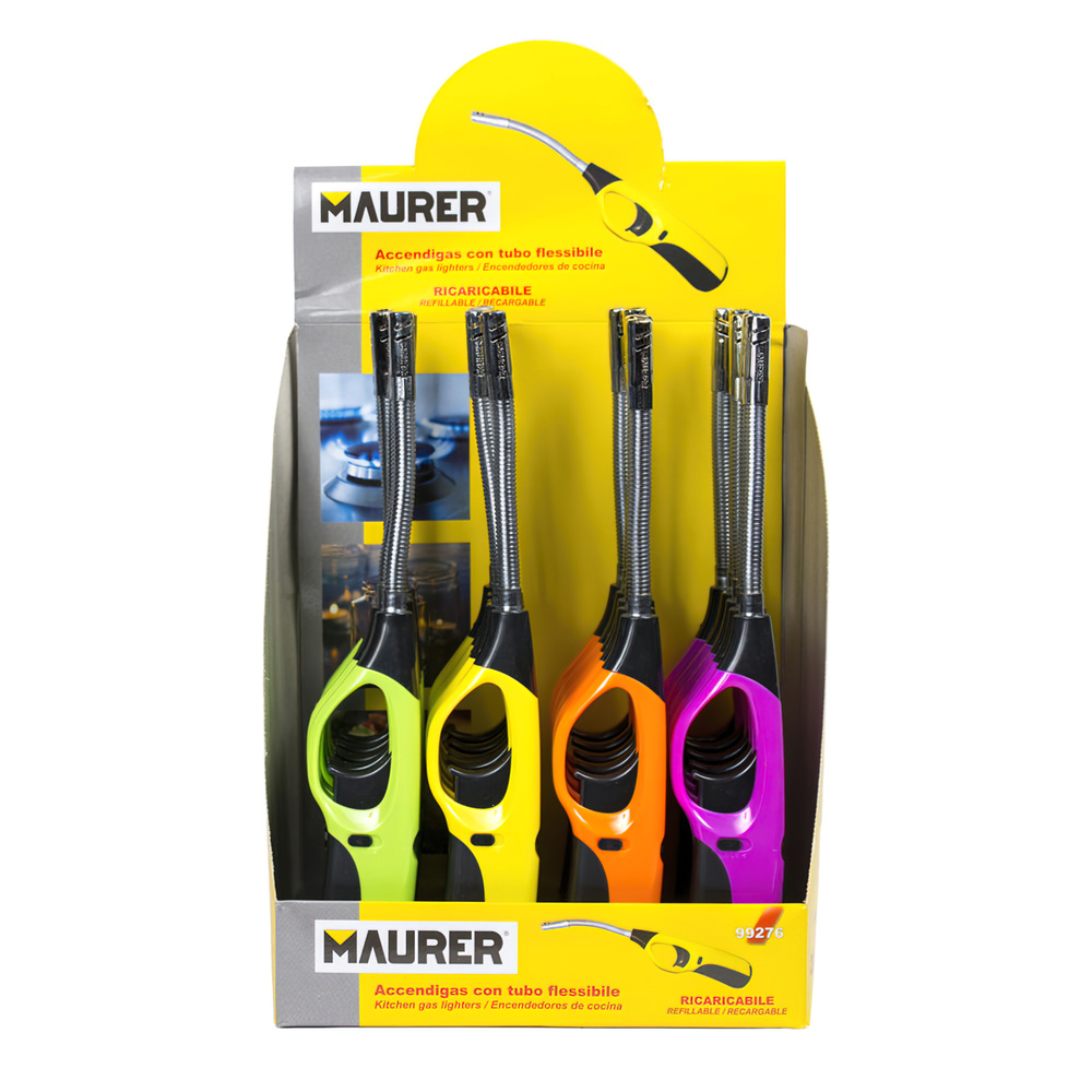 Encendedor Cocina Gas Con Llama Tubo Flexible 280 mm. - Imagen 2