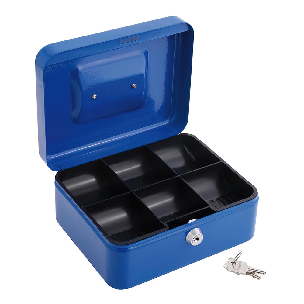 Caja Caudales Wolfpack Pintada Nº 2 200x155 mm. Con Bandeja Interior - Imagen 2
