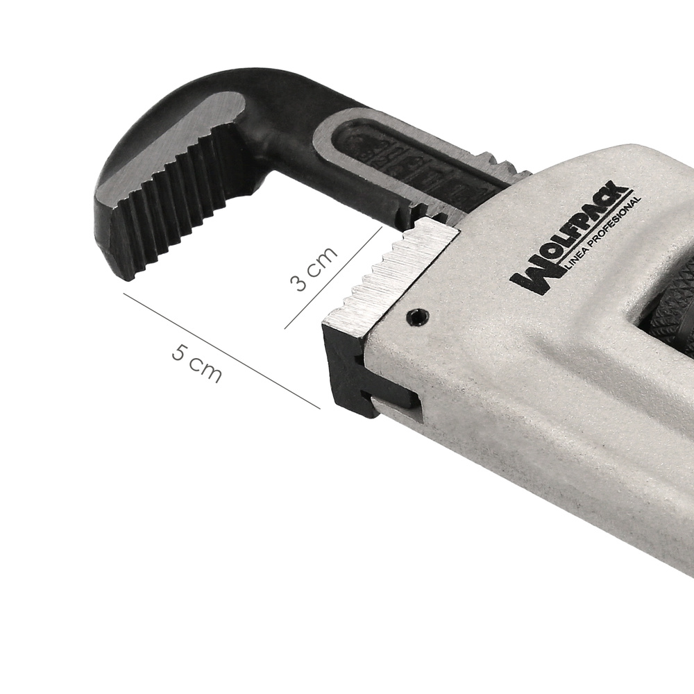 Llave Stillson Heavy Duty Aluminio 10" Llave Para Tubos, Llave Plomeria, Llave Para Tuberias, Llave Grifa. - Imagen 3