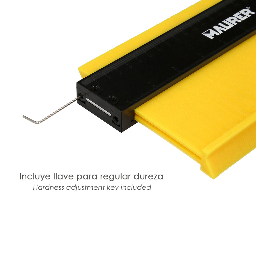 Medidor De Contornos 100x125 mm. Con Bloqueo. Medidor De Perfiles, Medidor Formas, Duplicador Perfiles, Preciso,Dureza Ajustable - Imagen 4
