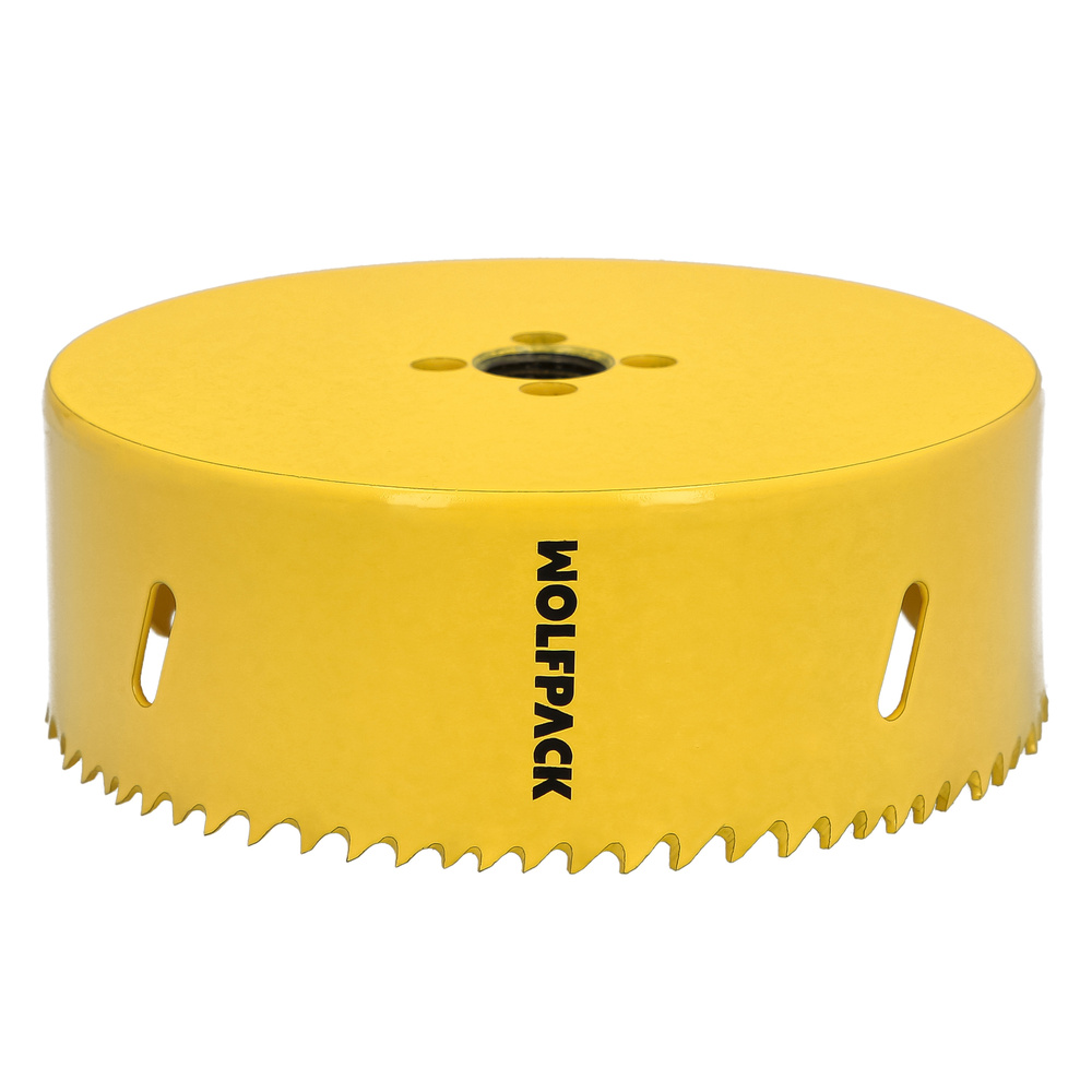 Corona Sierra Bimetal Ø 127 mm. Templado Termico, Base Reforzada. Corona Madera, Broca Agujeros Madera, Acero, Hierro, Plasticos - Imagen 3