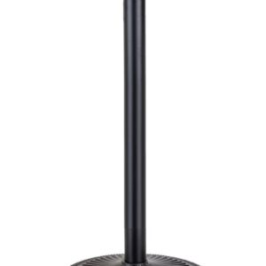 Base de mesa ARNO NEW, alta, negra, 45 cms de diámetro, altura 110 cms