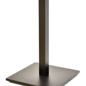 Base de mesa BEVERLY 50C, tubo cuadrado, negra, base de 50 x 50 cms, altura 72 cms