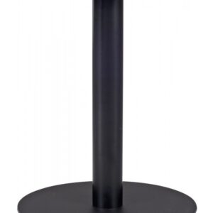 Base de mesa BOMBAY 60, tubo redondo, negra, base de acero de 8 mm. 60 cms de diámetro, altura 72 cms