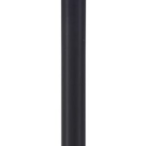 Base de mesa BOMBAY, tubo redondo, negra, base de acero de 8 mm. 45 cms de diámetro, altura 110 cms