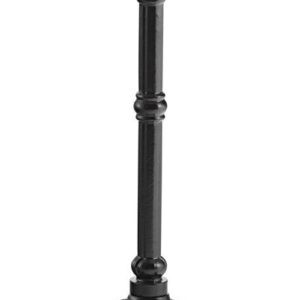 Base de mesa BRISTOL NEW, fundición, 4 pies, negra, altura 72 cms