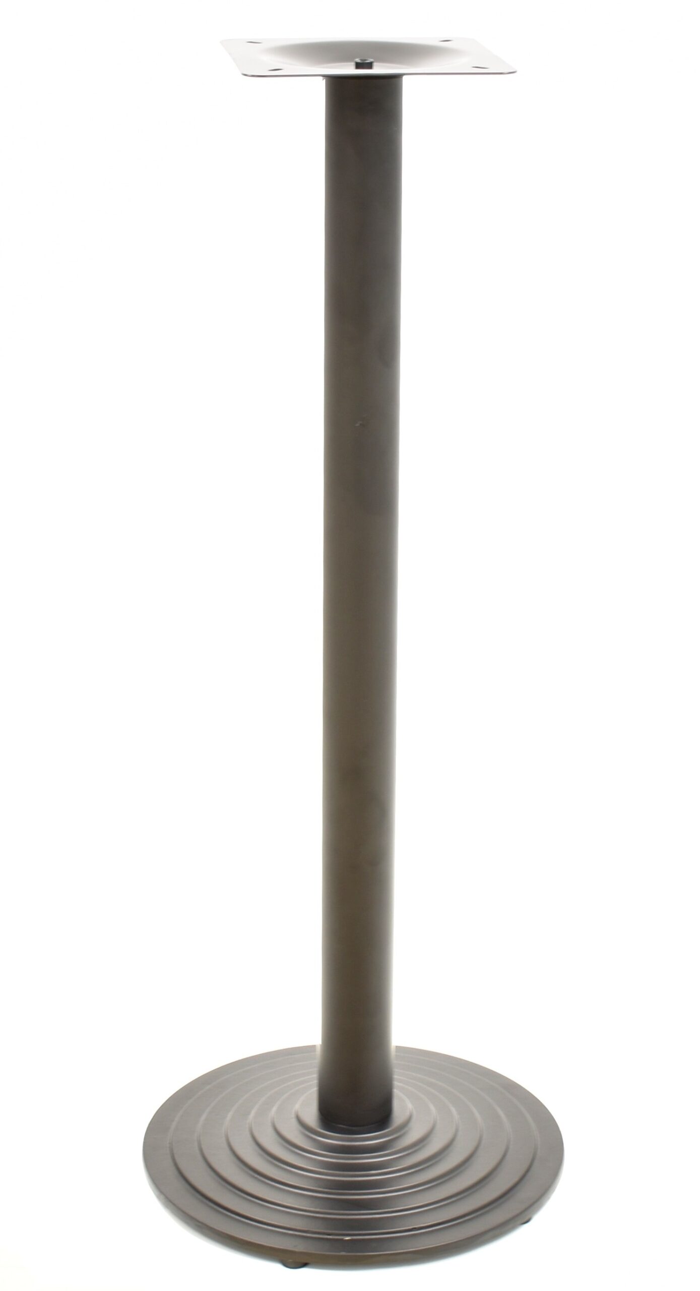 Base de mesa EBRO NEW 110, alta, negra, 43 cms de diámetro, altura 110 cms