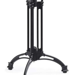 Base de mesa EIFFEL NEW, aluminio, 3 pies, negra, altura 70  cms