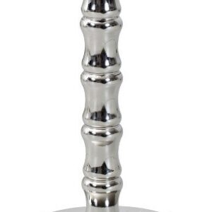 Base de mesa KARNAK, acero inoxidable, acabado espejo, base 45 cms diámetro, altura 72 cms