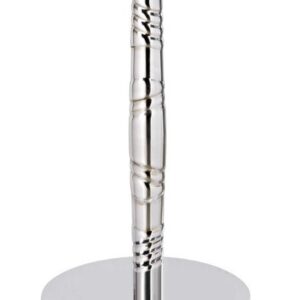 Base de mesa LUXOR, acero inoxidable, acabado espejo, base 45 cms diámetro, altura 72 cms