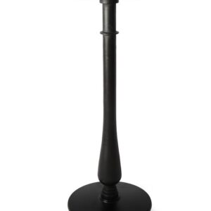 Base de mesa TÁMESIS, alta, negra, 43 cms de diámetro, altura 108 cms