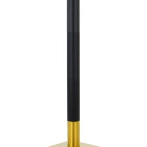 Base de mesa VERSALLES NEW 110 CUDO, alta, dorada y negra, 45 x 45 cms, altura 110 cms