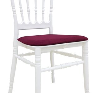 Cojín de asiento para Sillas WEDDING y CHIAVARI NEW, color burdeos
