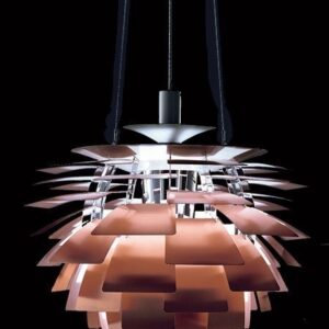 Lámpara ARTIC, aluminio, cobre, 48 cms. de diámetro
