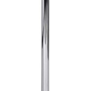 Mesa alta BERNIE (SU), cromada, cristal templado, 60 cms de diámetro